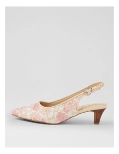Leelee Pink Flower Multi Heels