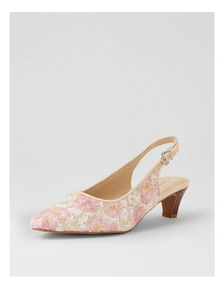 Leelee Pink Flower Multi Heels image 2
