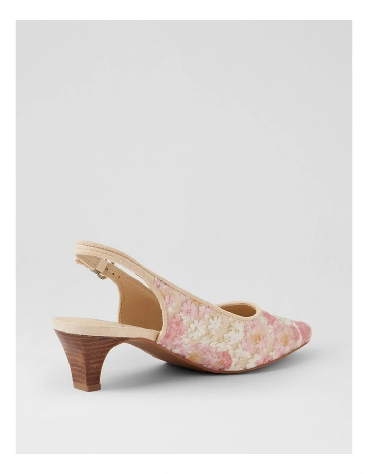 Leelee Pink Flower Multi Heels image 3