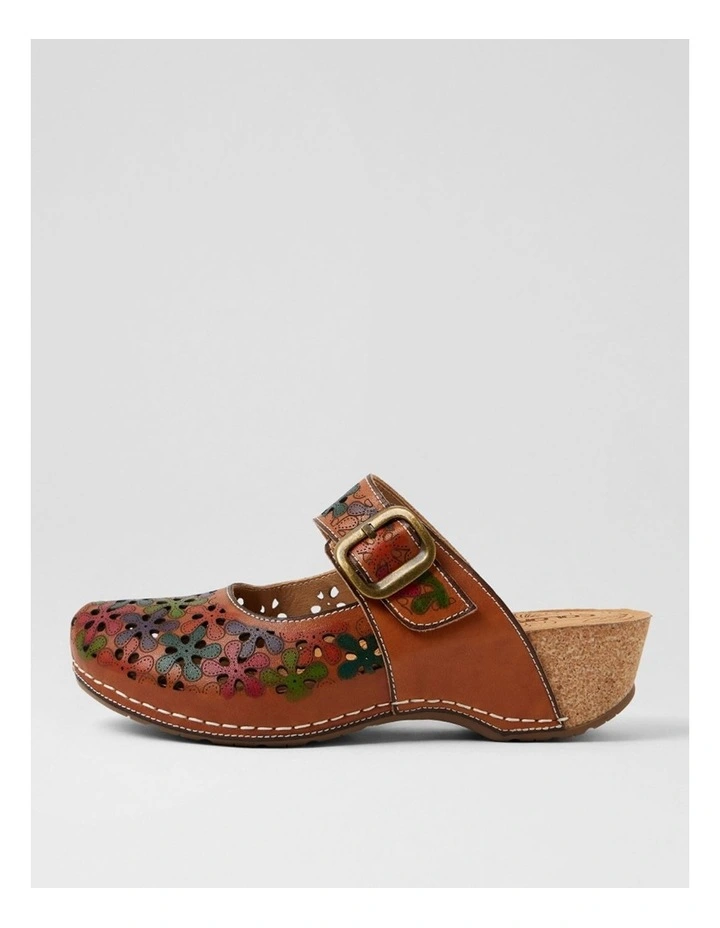 Joker Tan Multi Leather Wedges image 1