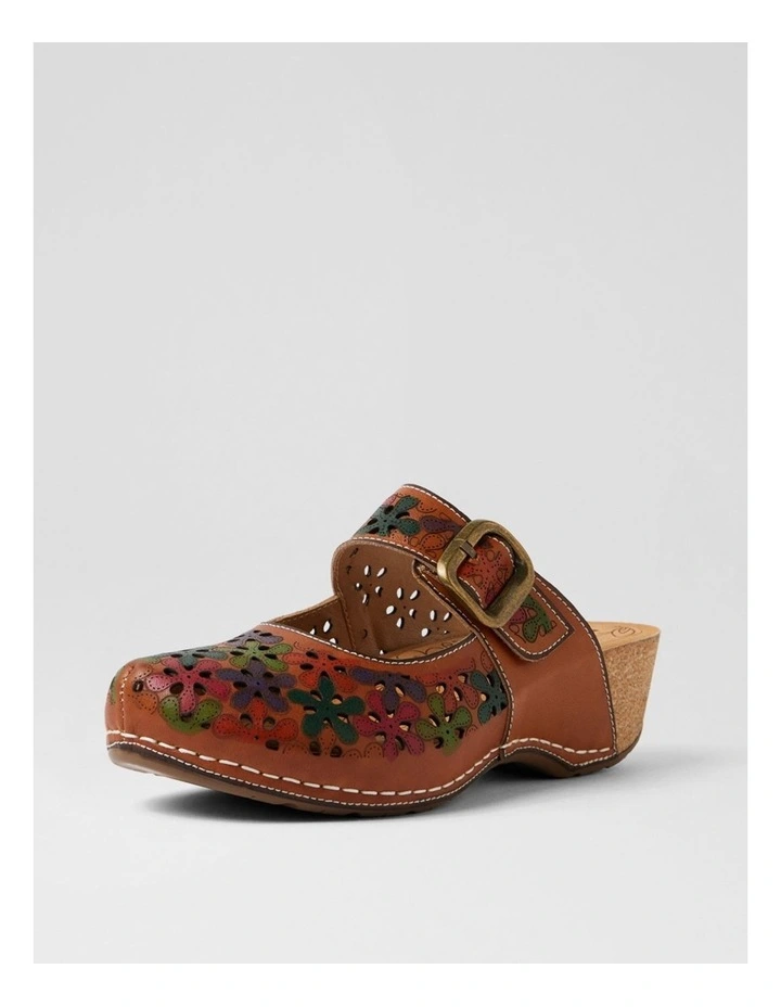 Joker Tan Multi Leather Wedges image 2