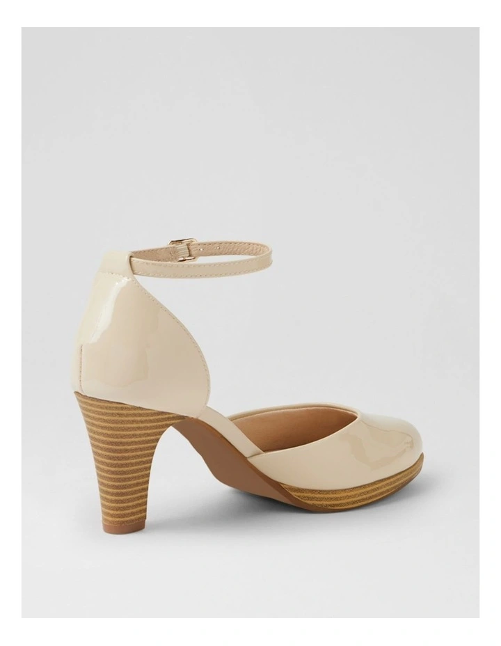 Seliah Almond Patent Leather Heels image 3