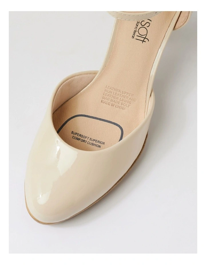 Seliah Almond Patent Leather Heels image 4