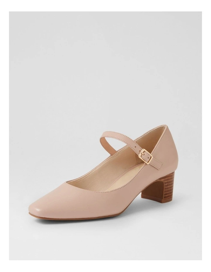 Kennidy Dark Nude Leather Heels image 2