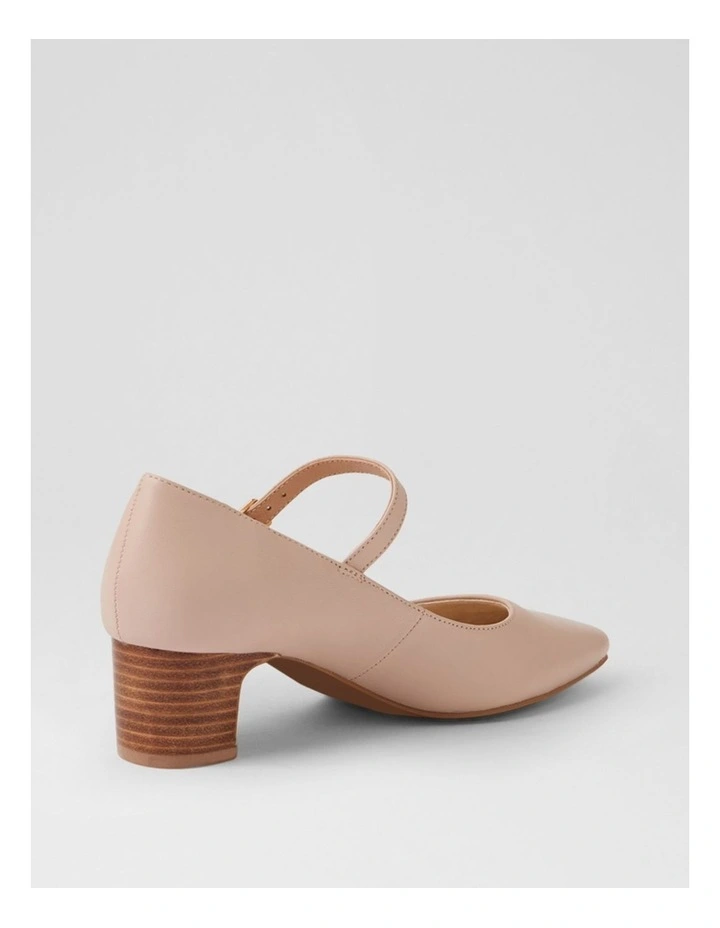 Kennidy Dark Nude Leather Heels image 3