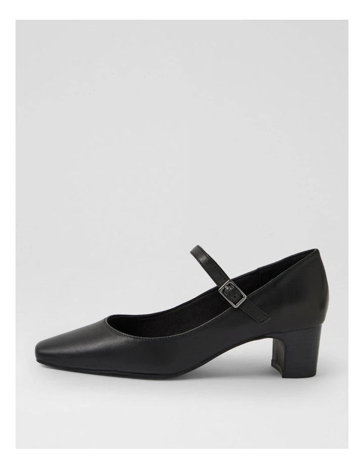 Kennidy Black Leather Heels image 1