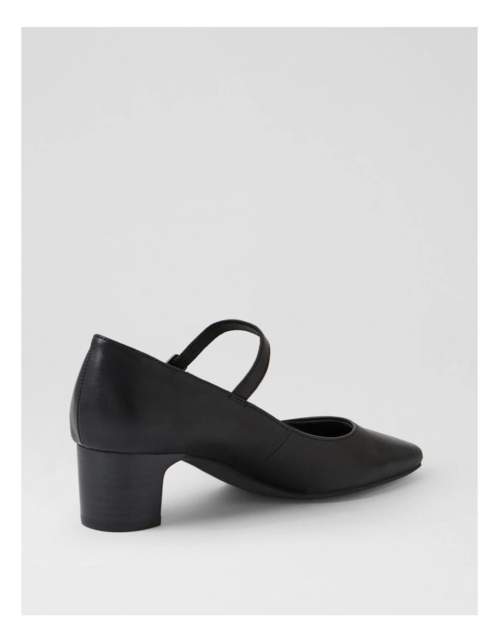 Kennidy Black Leather Heels image 3