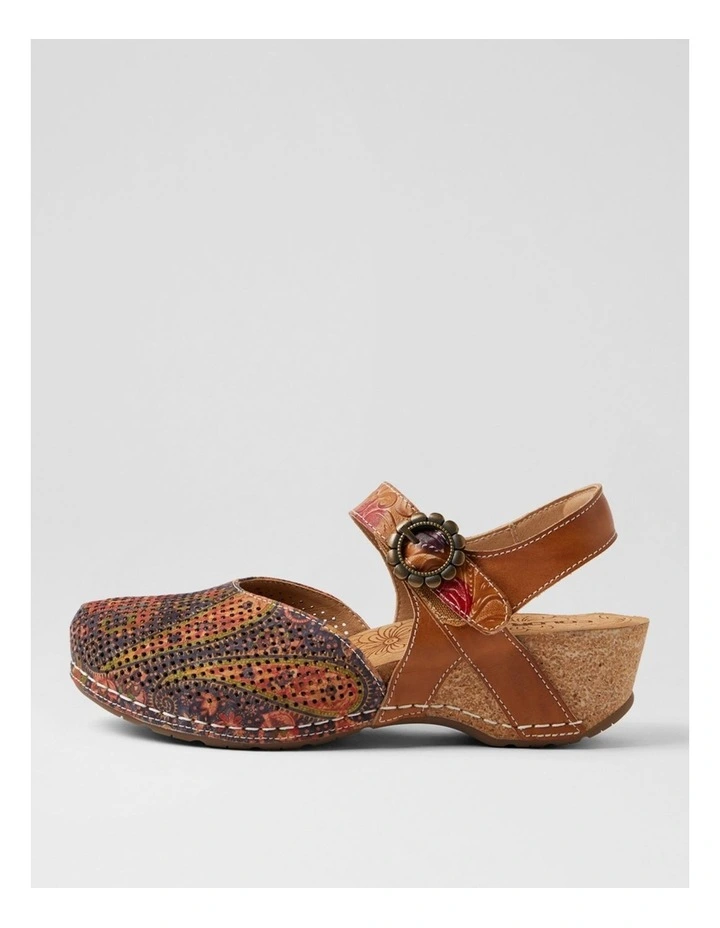 Joice Tan Floral Multi Mary Jane Heels image 1