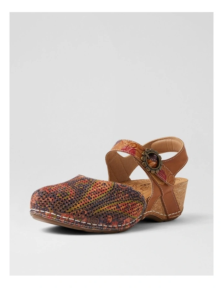 Joice Tan Floral Multi Mary Jane Heels image 2
