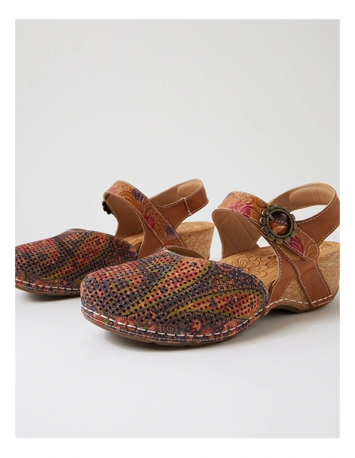Joice Tan Floral Multi Mary Jane Heels image 5