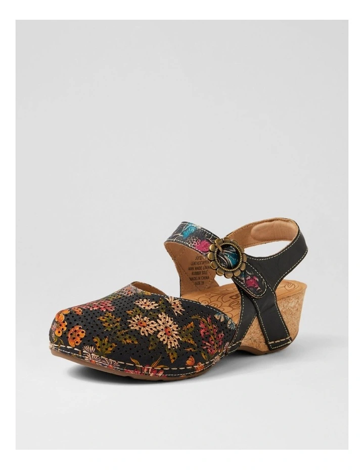 Joice Black Floral Multi Mary Jane Heels image 2
