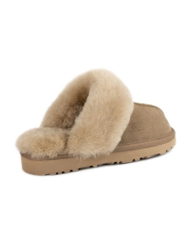 Ugg Slippers Premium Australia Sheepskin Unisex Scuffette Suede (Unisex Cow Suede) image 3