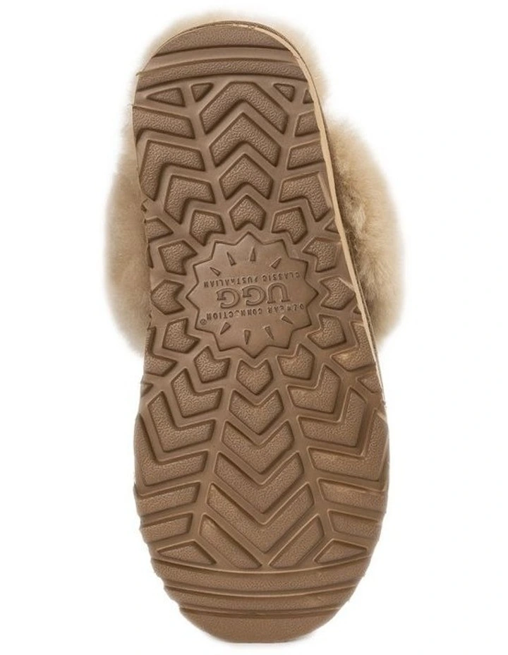 Ugg Slippers Premium Australia Sheepskin Unisex Scuffette Suede (Unisex Cow Suede) image 6