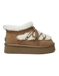 Everau Womens Mini Carmen Platform Boots