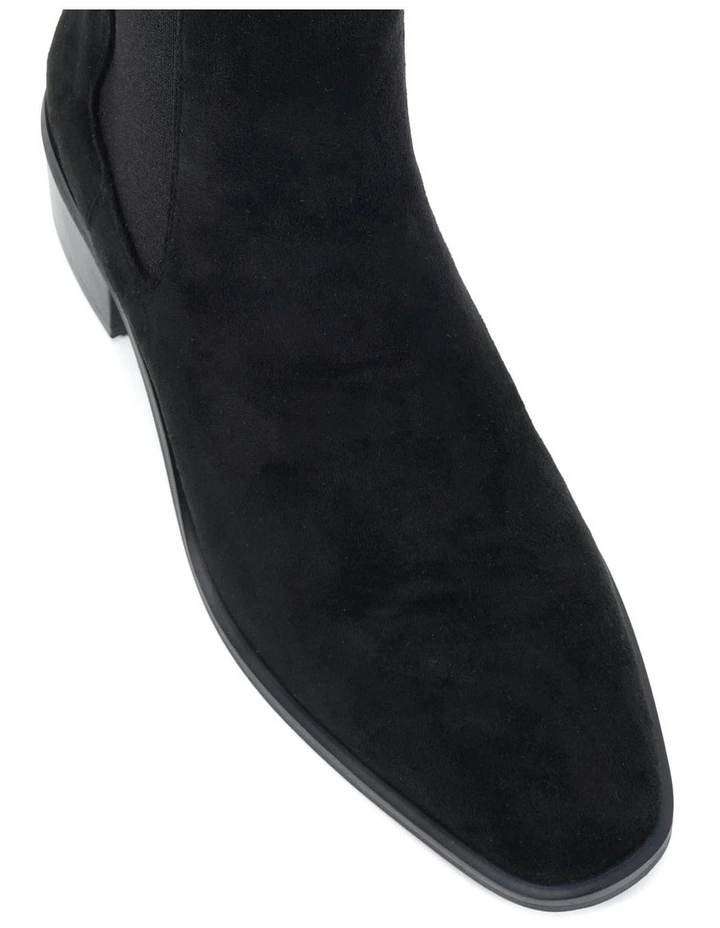 DALTA Chelsea Ankle Boots - Black Suede image 4