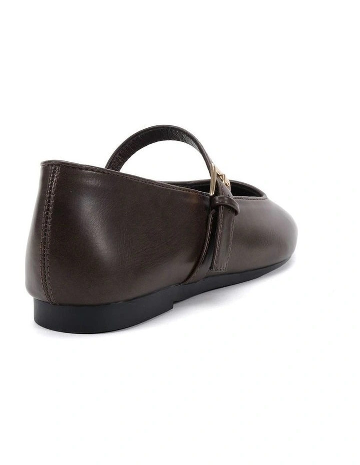 CALMLY Mary Jane Ballet Flats - Espresso Vintage image 3