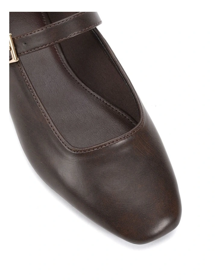CALMLY Mary Jane Ballet Flats - Espresso Vintage image 4