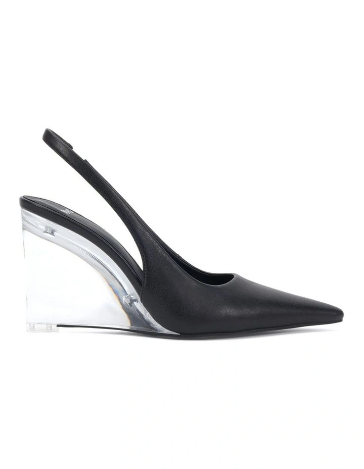 BIANKO Wedge Sandal - Black image 1
