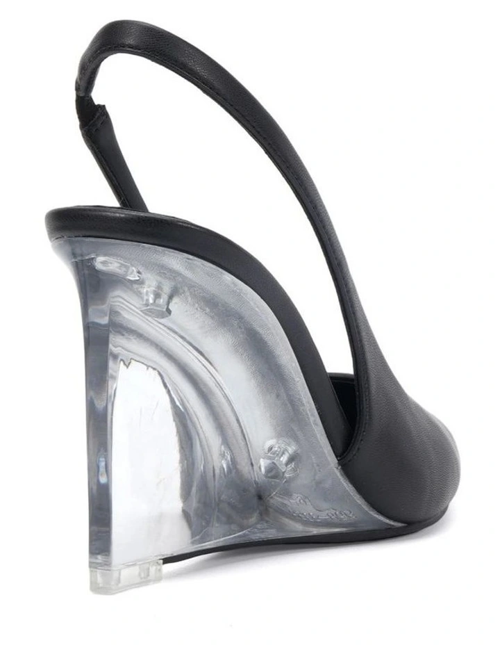 BIANKO Wedge Sandal - Black image 3