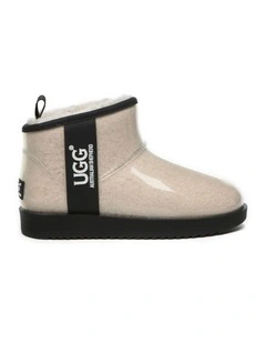 Australian Shepherd UGG Womens Coated Mini Waterproof Boots