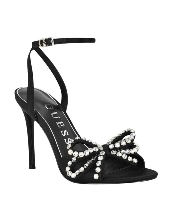 Charmin Heeled Sandals in Black image 1