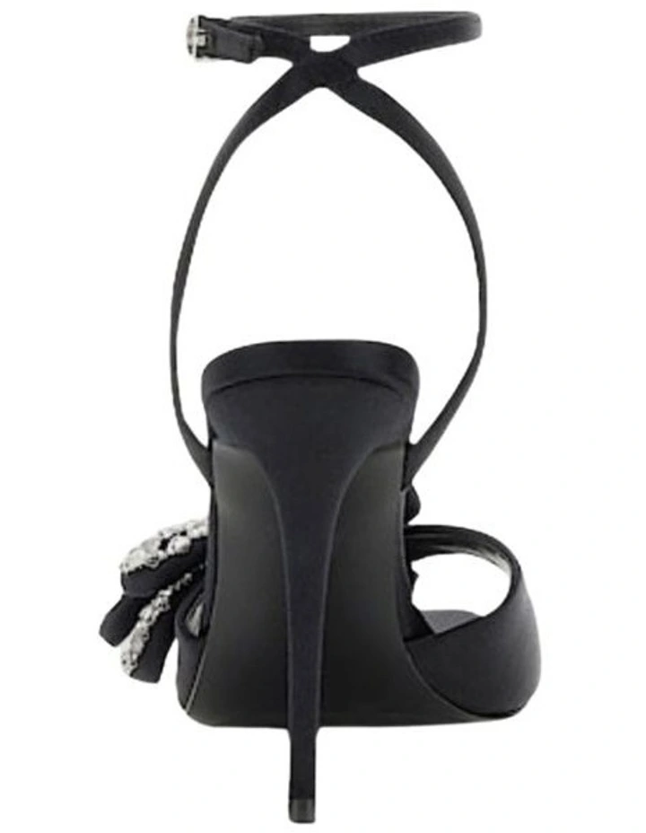 Charmin Heeled Sandals in Black image 3