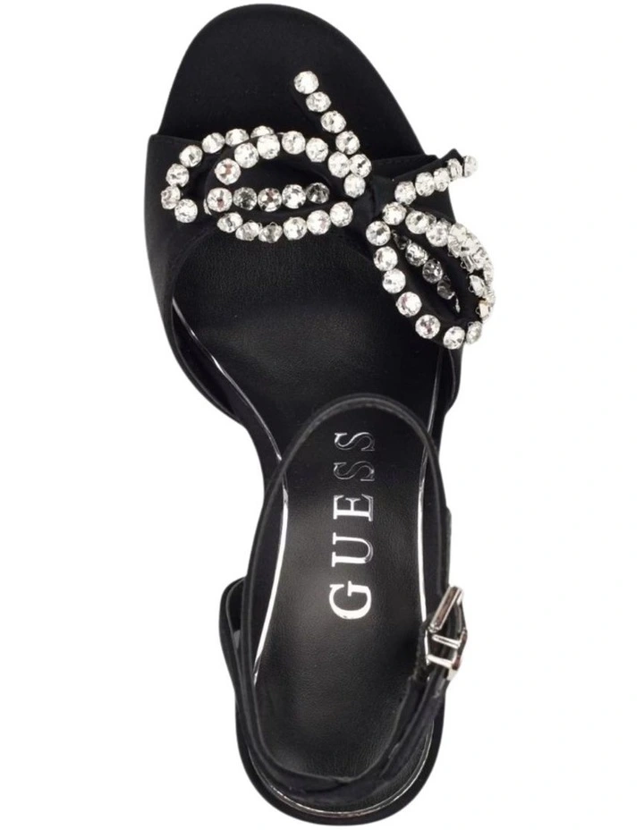 Charmin Heeled Sandals in Black image 4