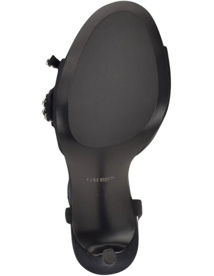 Charmin Heeled Sandals in Black image 5
