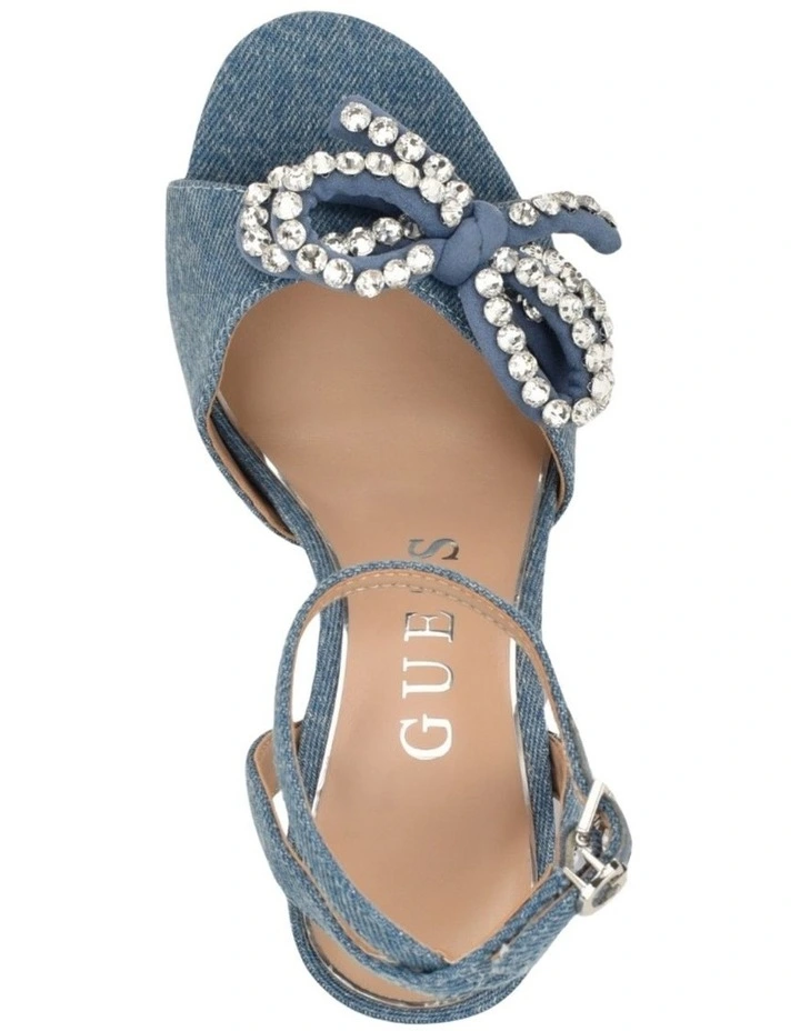Charmin Heeled Sandals in Blue image 5