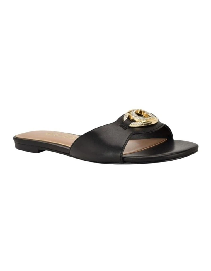 Tashcy Flat Sandals in Black image 1