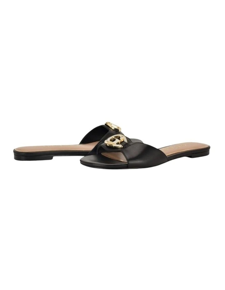 Tashcy Flat Sandals in Black image 4
