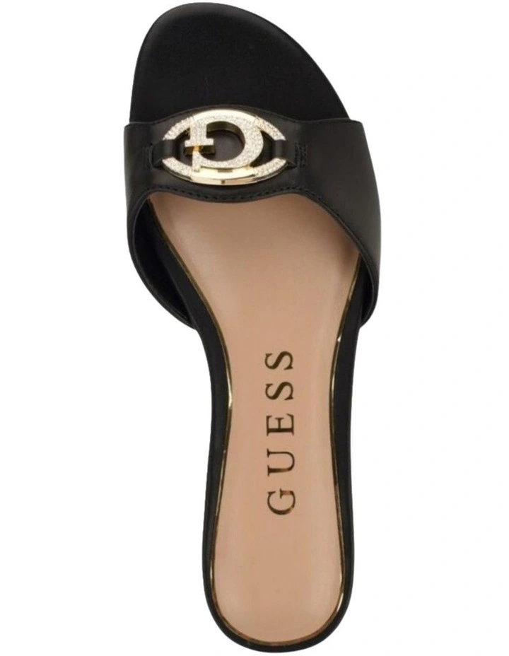 Tashcy Flat Sandals in Black image 5