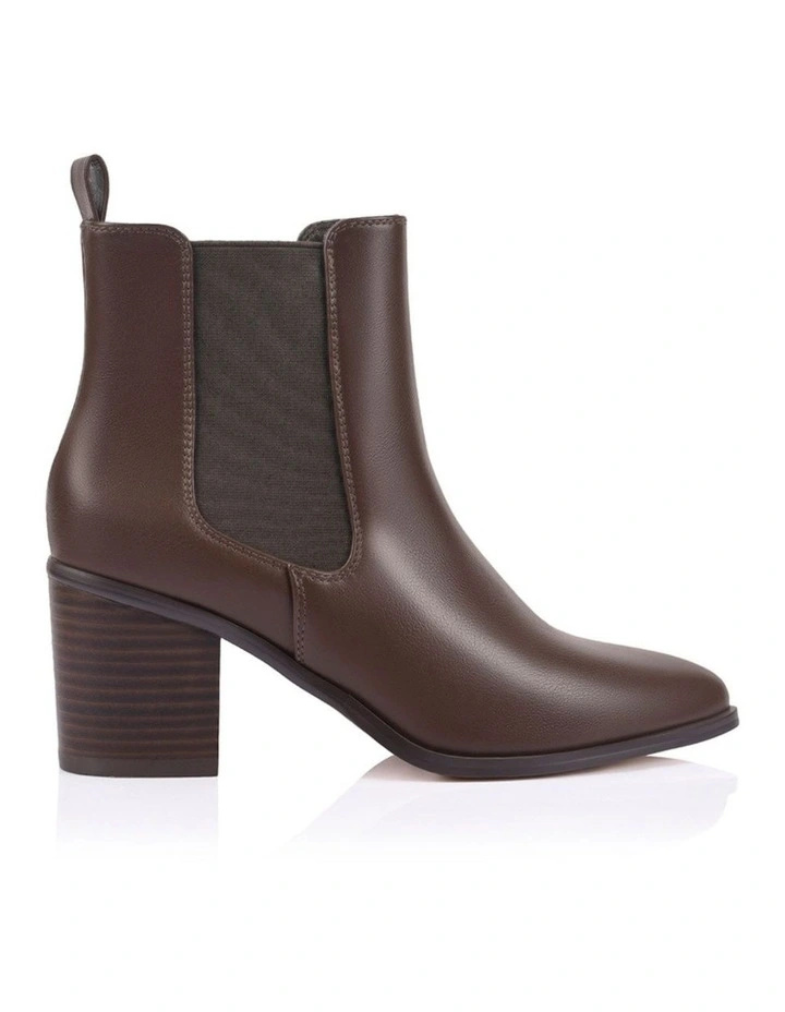 Abbie Chelsea Ankle Boots - Chocolate Brown image 1