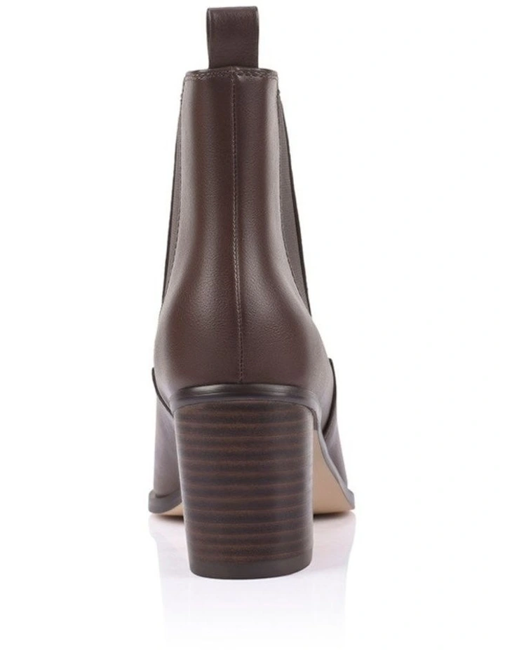 Abbie Chelsea Ankle Boots - Chocolate Brown image 3