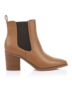 Abbie Chelsea Ankle Boots - Tan