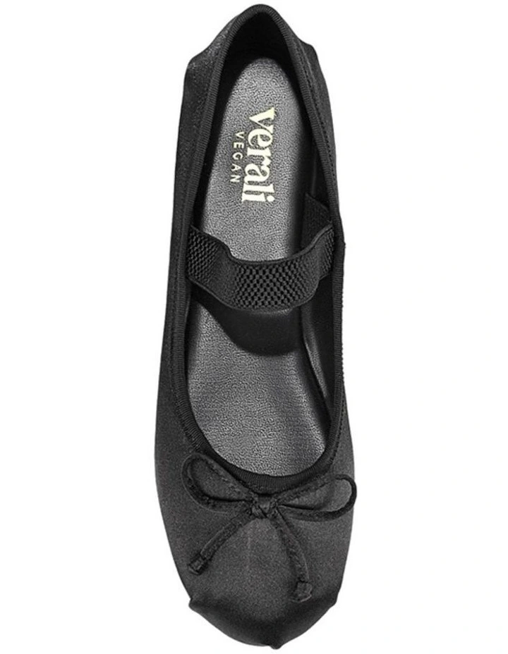 Milly Mary-Jane Flats - Black Satin image 3