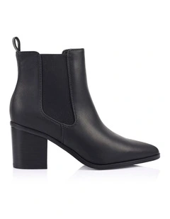 Abbie Chelsea Ankle Boots - Black