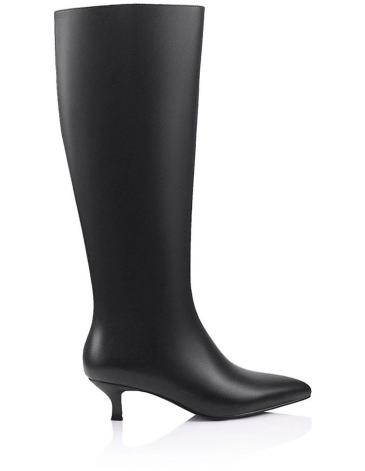 Olive Knee High Boots - Black image 1