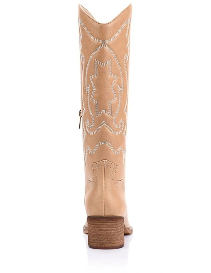 Bentley Cowboy Boots - Biscuit image 3