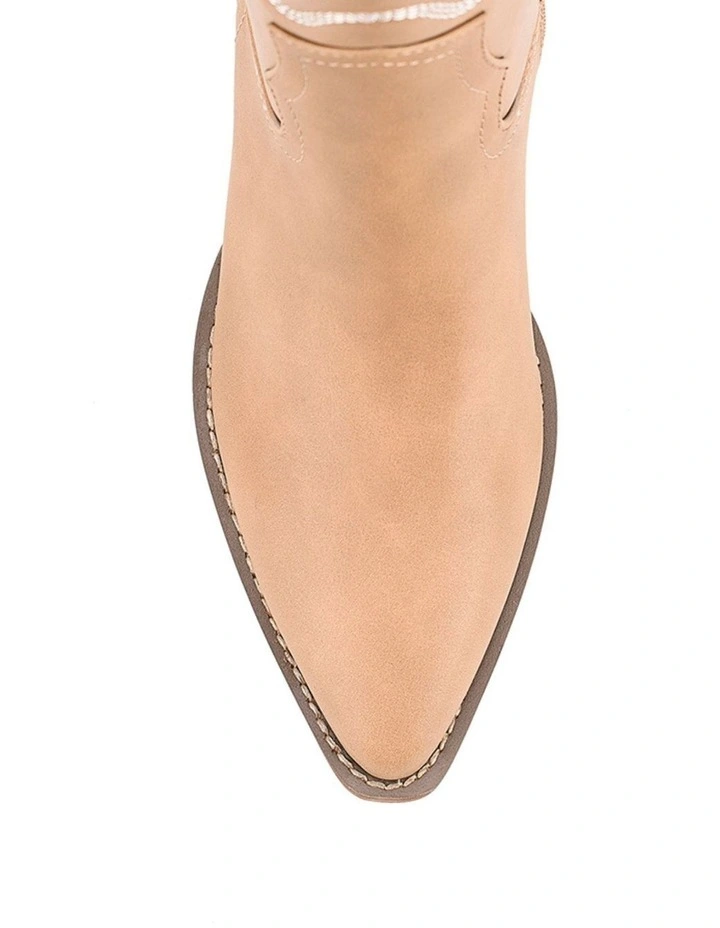 Bentley Cowboy Boots - Biscuit image 4