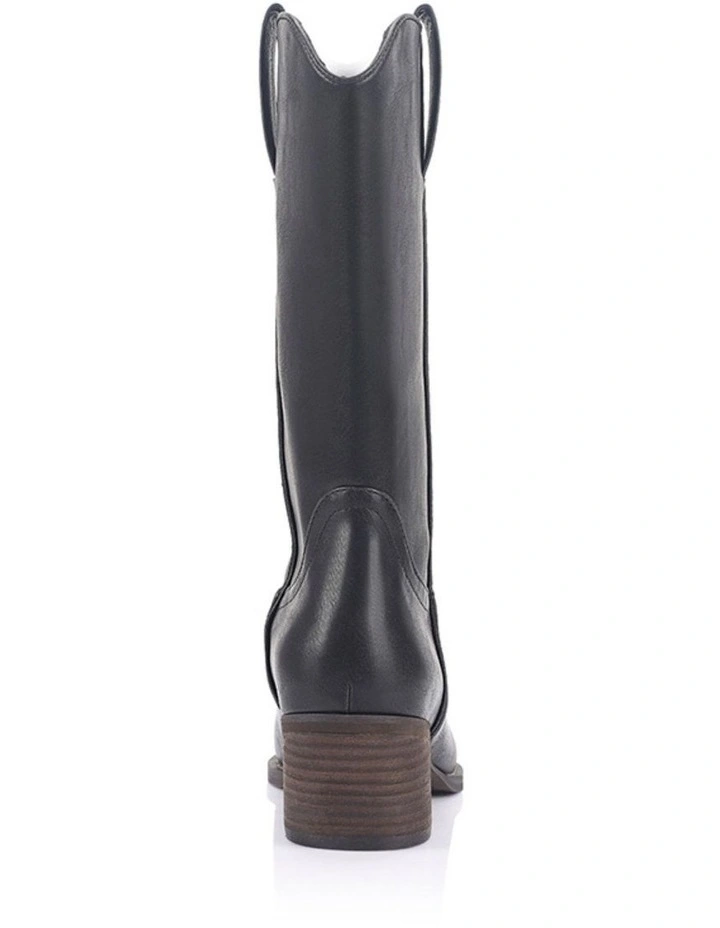 Benny Cowboy Boots - Black Distressed image 3