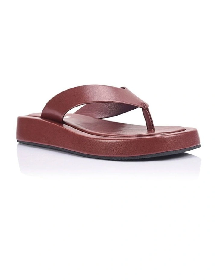 Bouncer II Flatform Thongs - Berry Red image 2