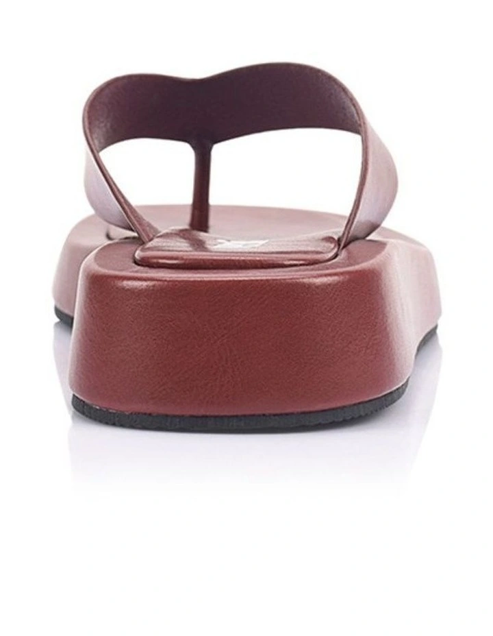 Bouncer II Flatform Thongs - Berry Red image 4