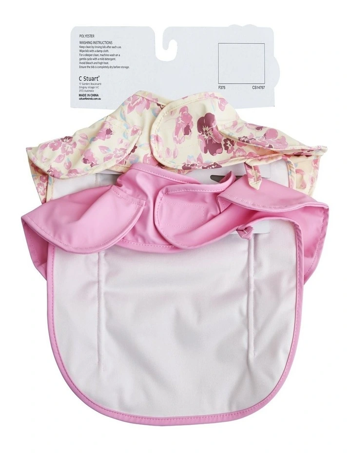 Big Softies 3pk Frill Bibs- Wipe free image 2