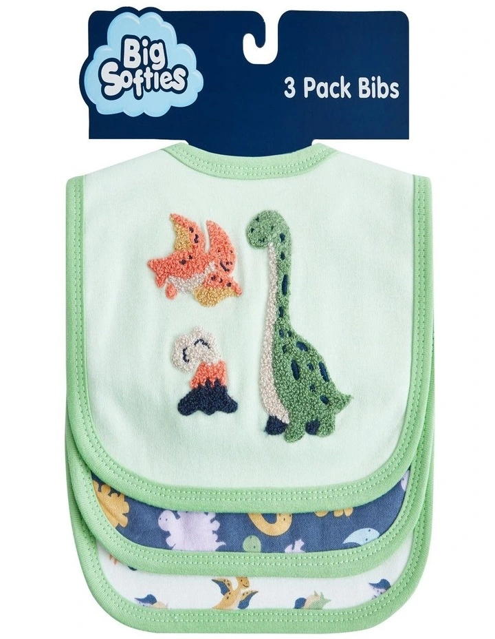 Big Softies Infant Bibs Dino image 1