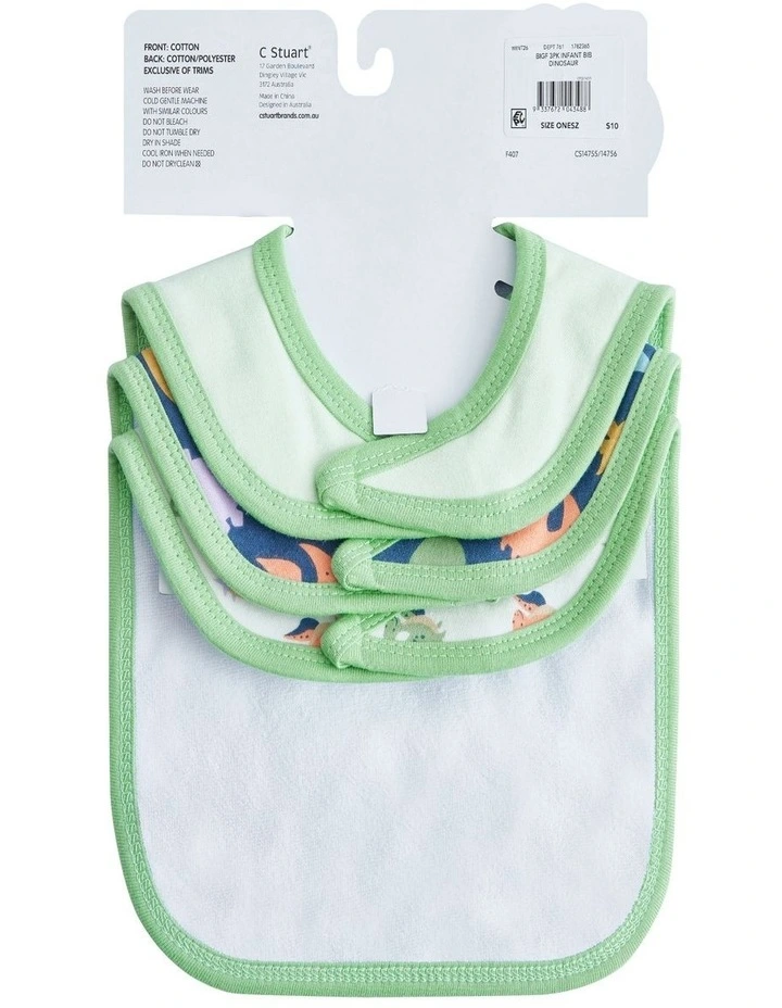 Big Softies Infant Bibs Dino image 2