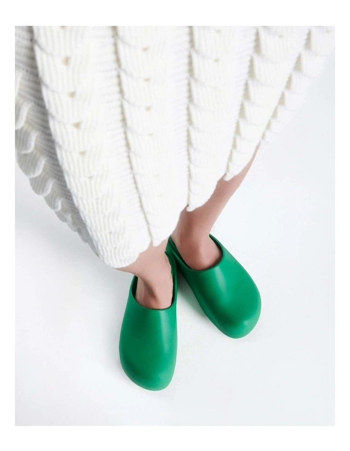 Melissa Free Clog Up Platform Green image 6