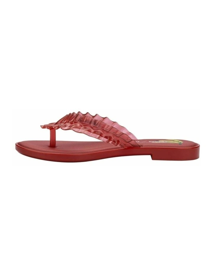 Melissa Flip Flop Slim Ganni Red image 3