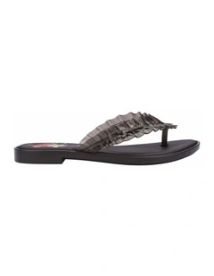 Melissa Flip Flop Slim   Ganni Brown