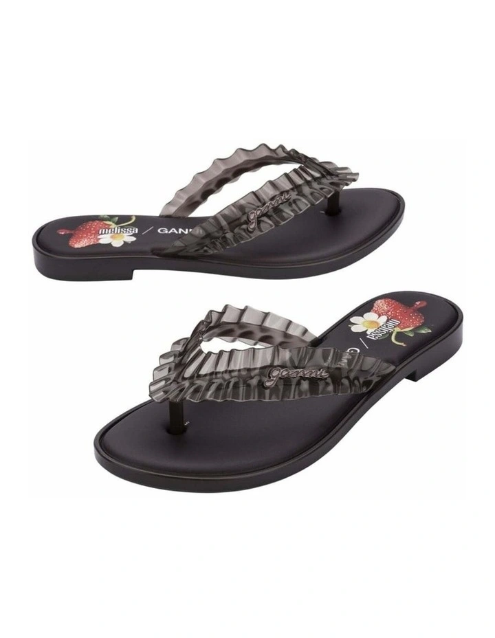 Melissa Flip Flop Slim   Ganni Brown image 4